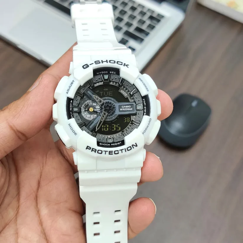 Casio G-Shock GA-110GW-7ADR White Analog-Digital Men's Watch