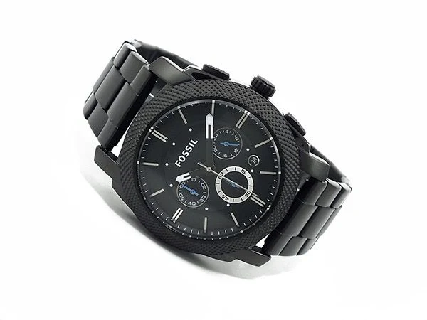 Fossil Black Stainless Steel Chronograph Men's Watch