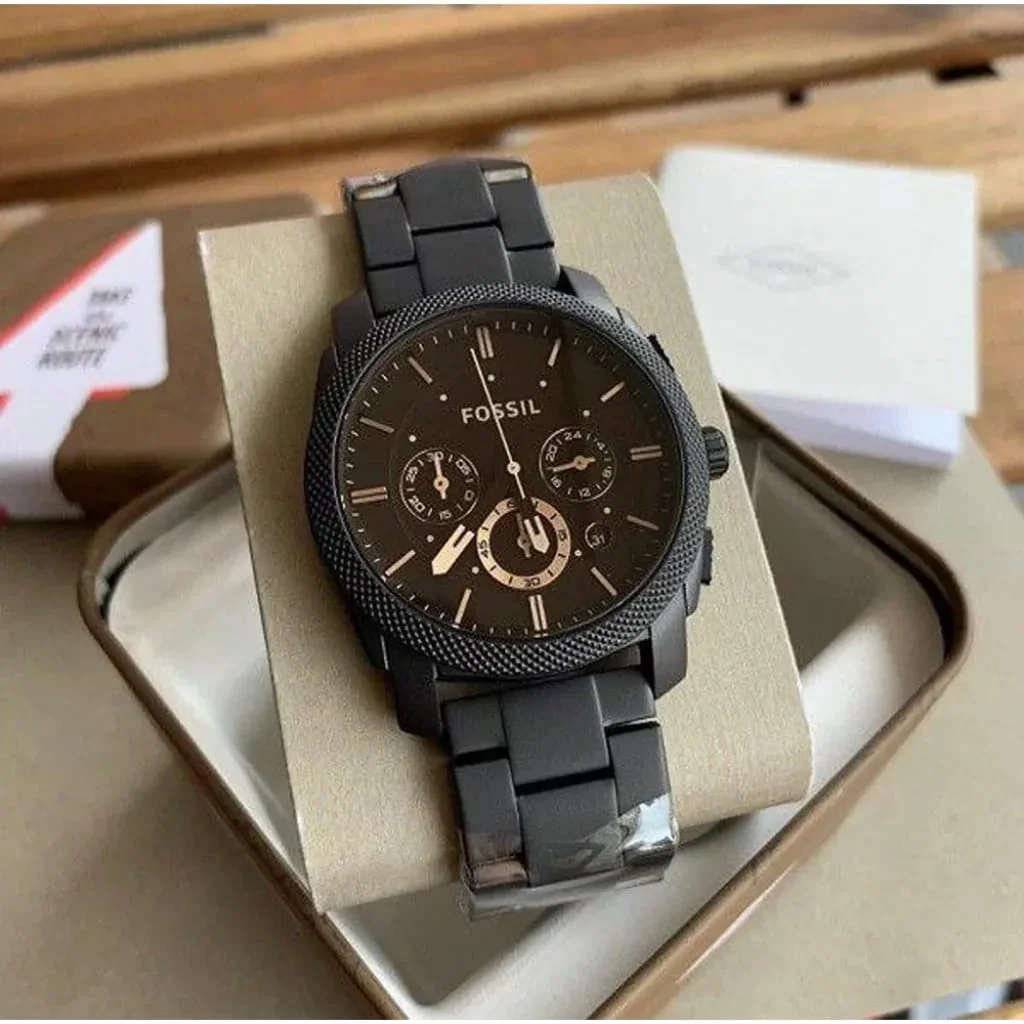 Fossil FS4682 Chronograph Black Dial Men's Watch