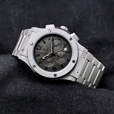 Hublot Big Bang-Inspired Grey Chronograph Watch – Men's Edition