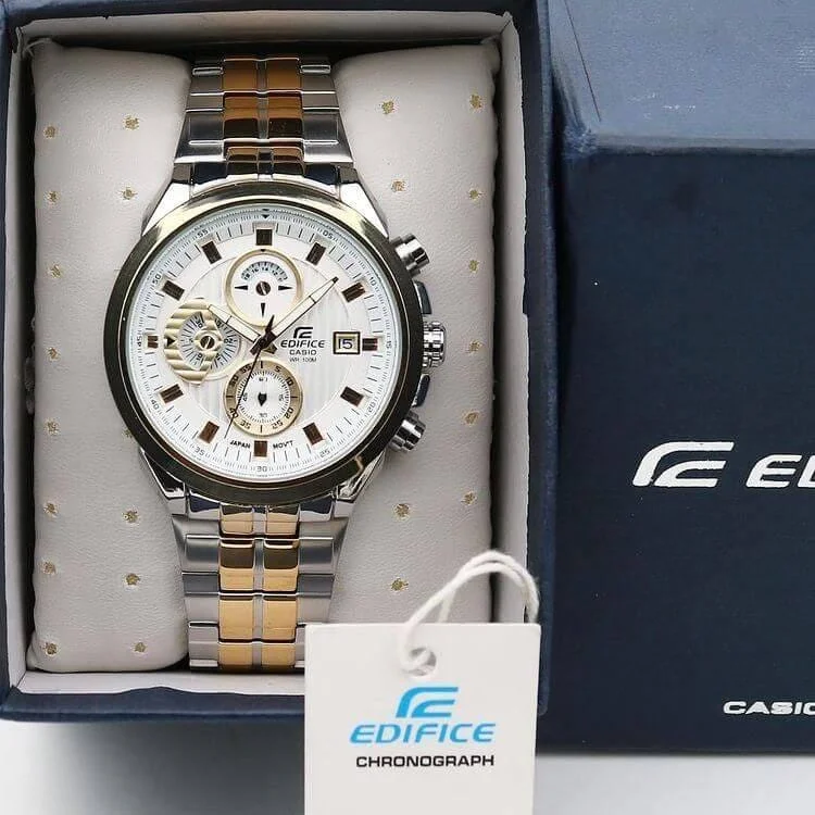 Casio Edifice 556 Dual-Tone Chronograph Watch for Men
