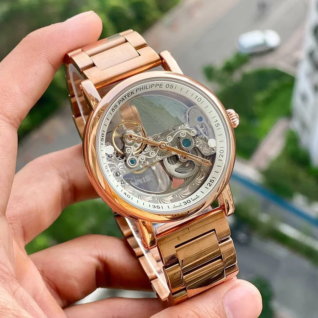 Patek Philippe Automatic Watch – Rose Gold Finish
