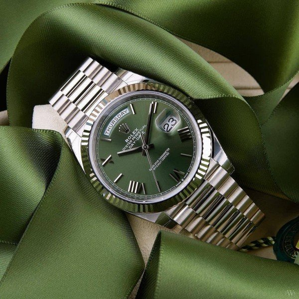 Rolex Day-Date 40 Olive Green Dial