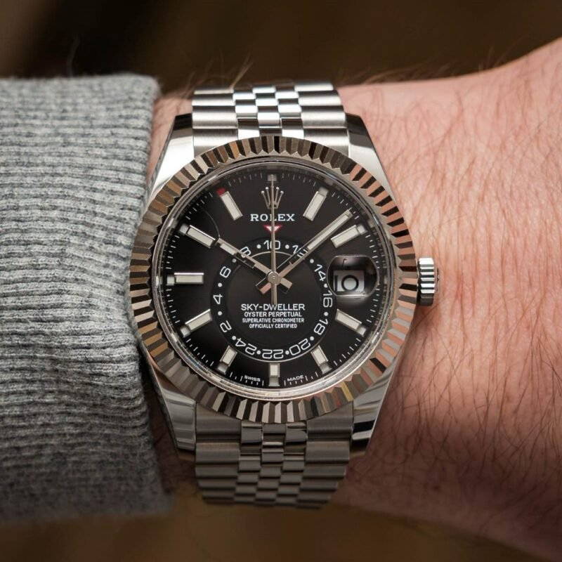 Rolex Sky-Dweller Black Dial Oyster Watch