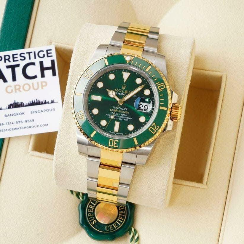 Rolex Submariner Green gold Dual Tone