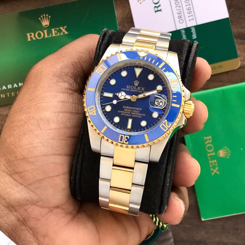 Rolex Submariner Two-Tone Blue Dial | Stainless Steel & Yellow Gold