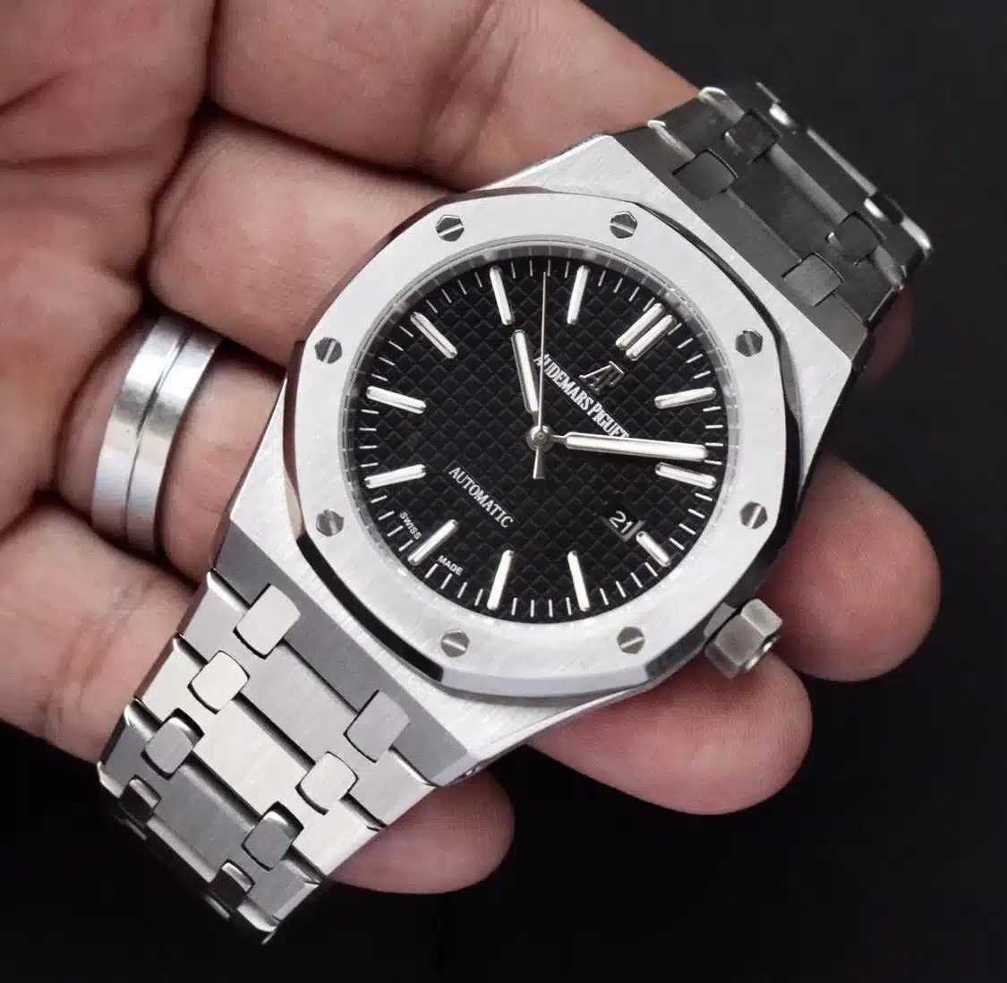 Round Audemars Piguet Royal Oak Watch