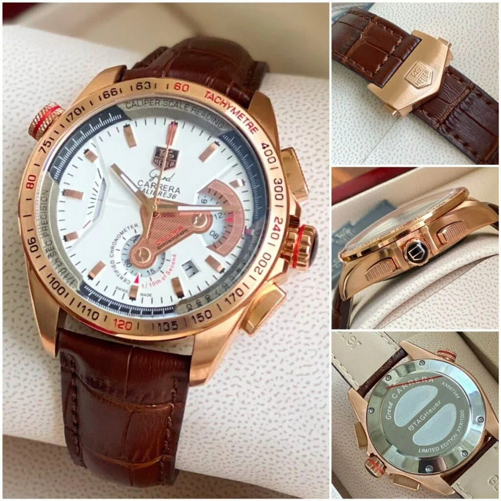 Tag Heuer Chronograph Silicone Strap Men’s Watch